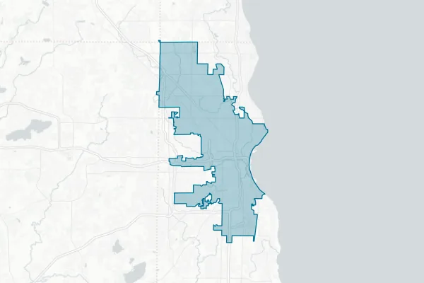 City of Milwaukee — detail map