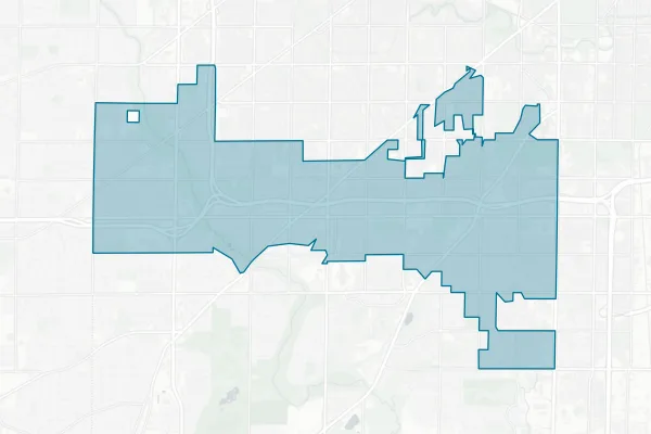 City of Greenfield — detail map