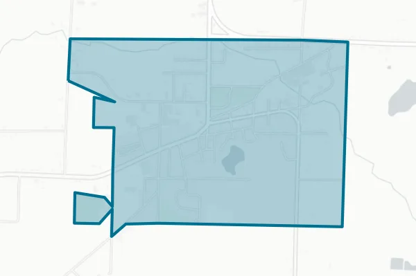 GIllett School District — detail map