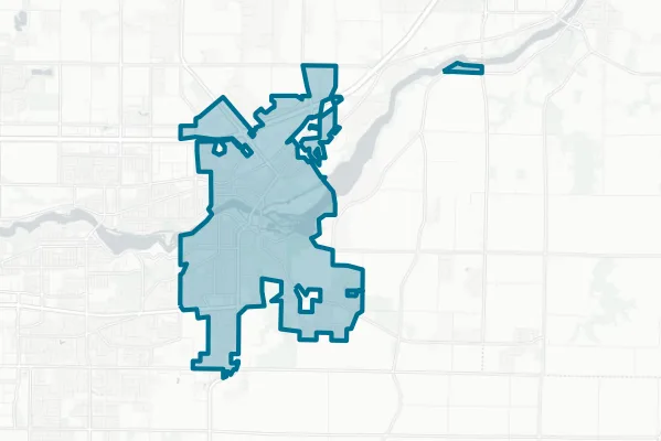School District of Kaukauna — detail map