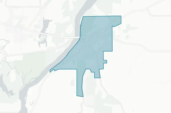City of Durand — detail map