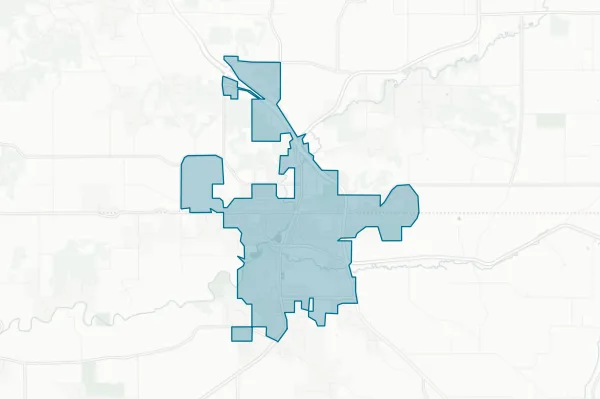 City of River Falls — detail map