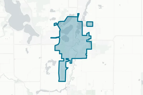City of Amery — detail map