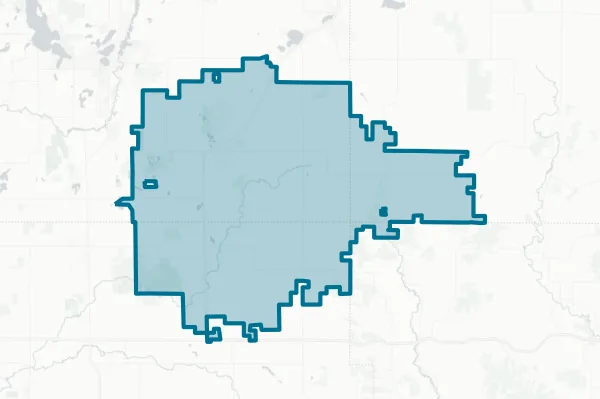 Village of Clear Lake — detail map
