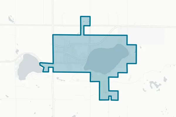 School District of Luck — detail map