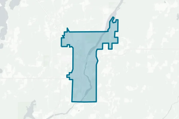 City of Park Falls — detail map