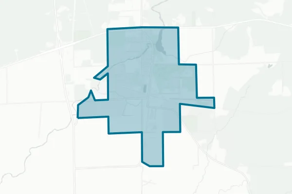Village of Prentice — detail map