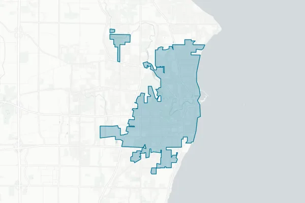 City of Racine — detail map