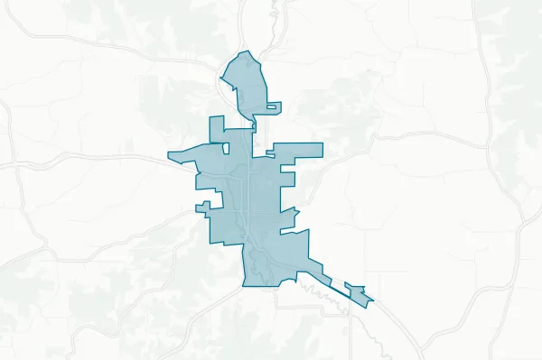 City of Richland Center — detail map