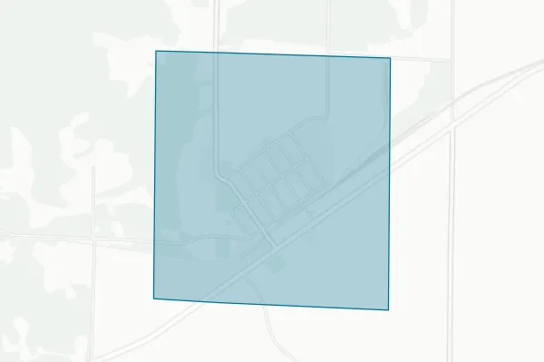 Village of Weyerhaeuser — detail map