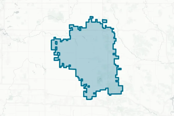 City of Glenwood City — detail map