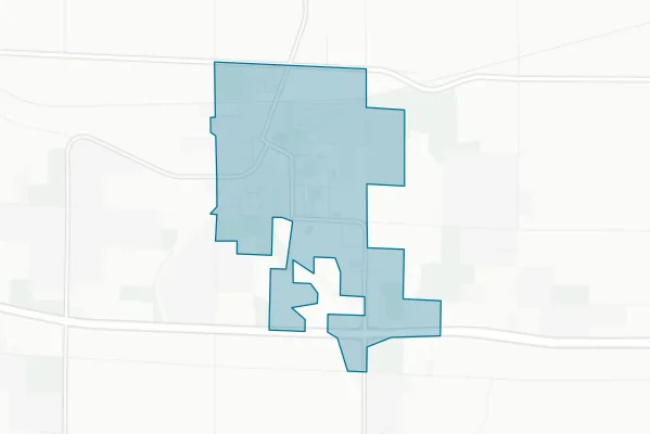 Village of Woodville — detail map