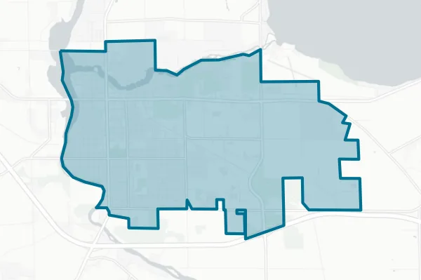 City of Shawano — detail map