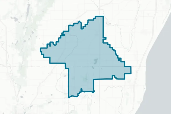 School District of Random Lake — detail map