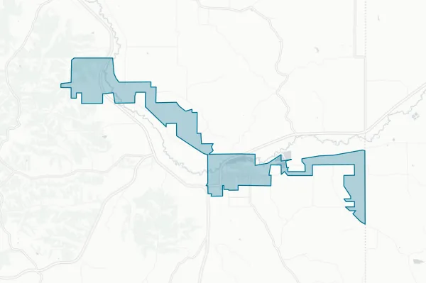 City of Blair — detail map