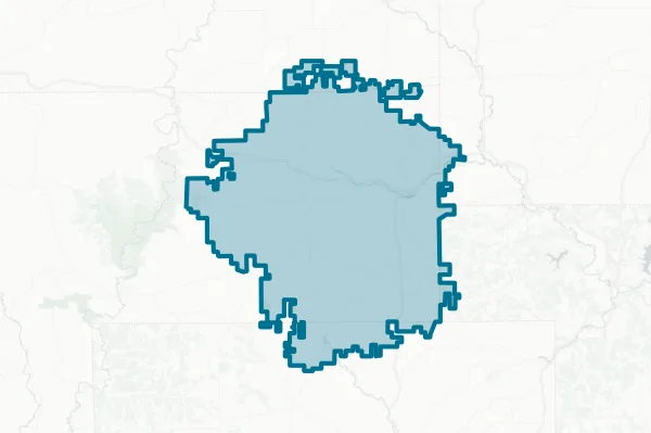 School District of Hillsboro — detail map
