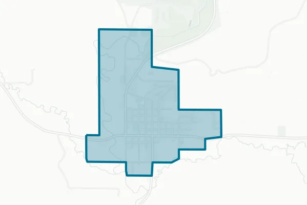 Village of La Farge — detail map