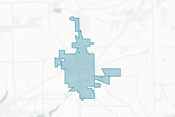 City of Elkhorn — detail map
