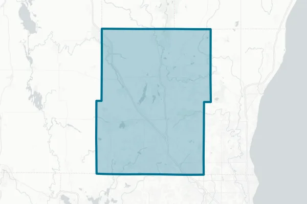 School District of Kewaskum — detail map