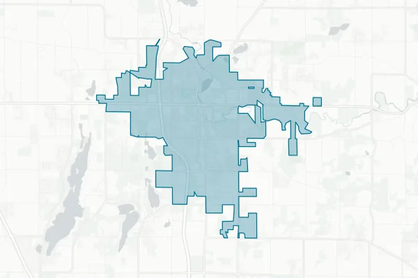 City of West Bend — detail map