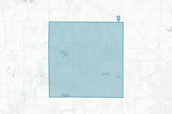 Village of Richfield — detail map