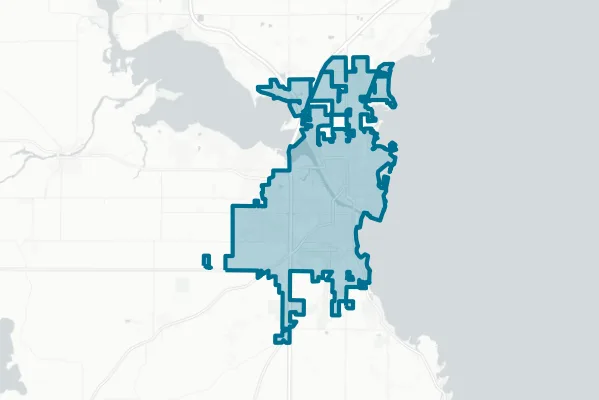 City of Oshkosh — detail map