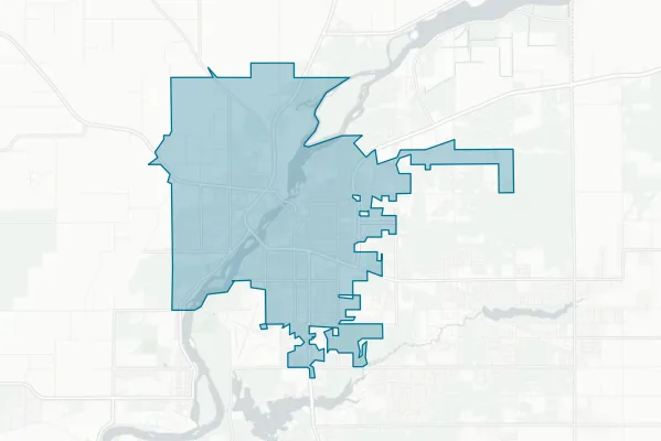 City of Wisconsin Rapids — detail map