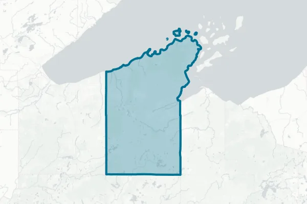 School District of Drummond — detail map