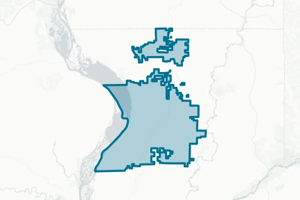 Seneca Area School District — detail map