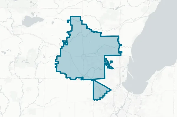 Pulaski Community School District — detail map