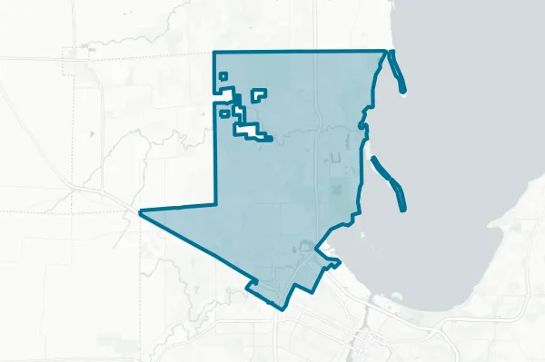 Howard Suamico School District — detail map