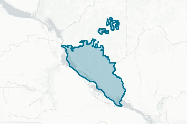 Cochrane-fountain City School District — detail map