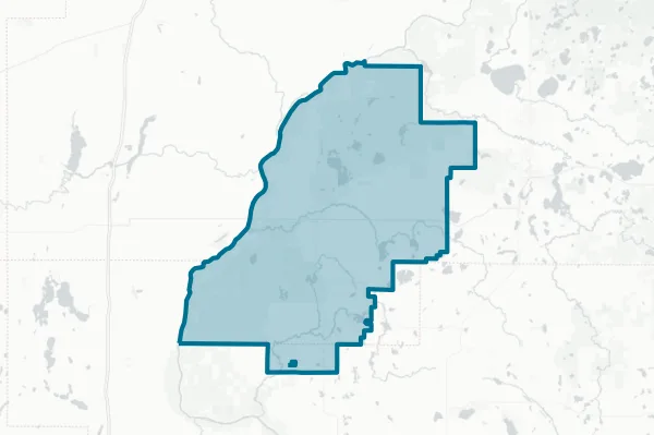 Grantsburg School District — detail map