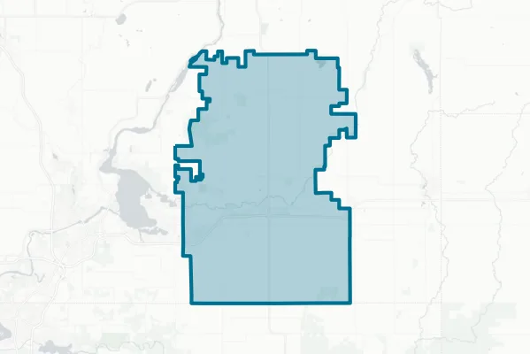School District of Cadott Community — detail map