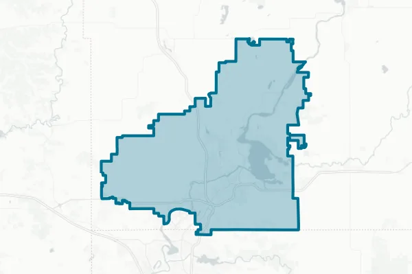 Chippewa Falls Area Unified School District — detail map