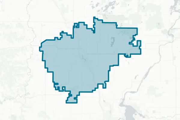 School District of Bloomer — detail map