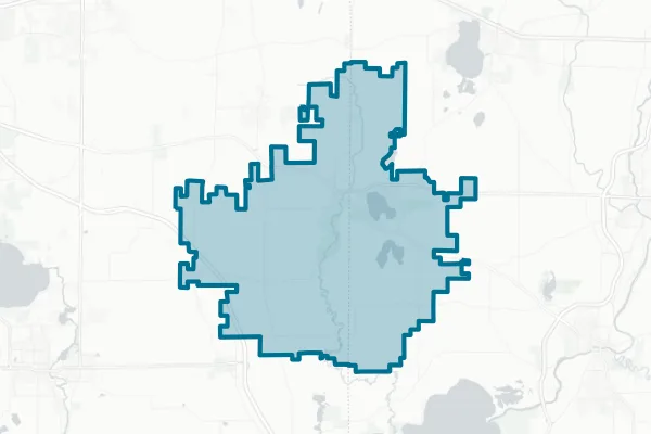 School District of Cambridge — detail map