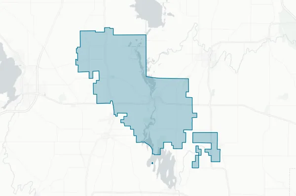 School District of Horicon — detail map