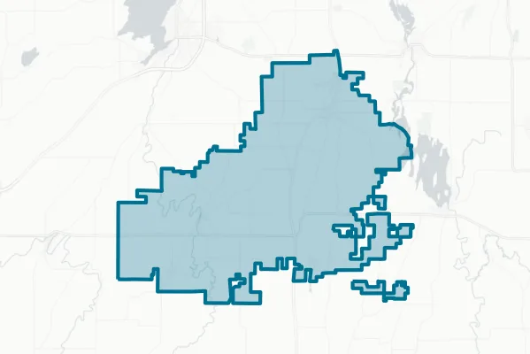 Dodgeland School District — detail map