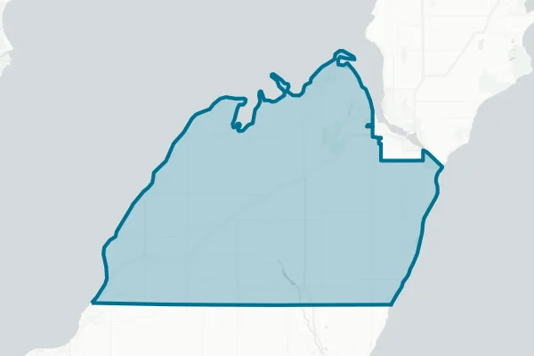 Southern Door School District — detail map
