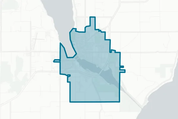Sturgeon Bay School District — detail map