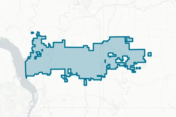 Cuba City School District — detail map