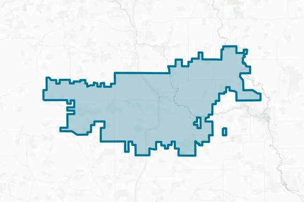 School District of Monticello — detail map