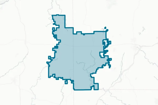 Iowa Grant School District — detail map