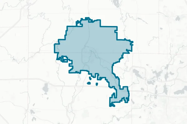 Watertown Unified School District — detail map