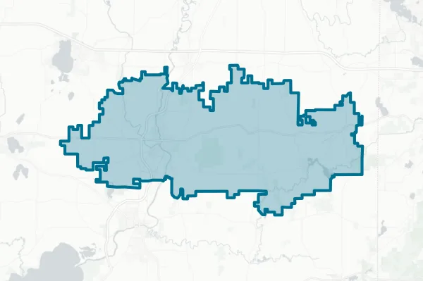 School District of Jefferson — detail map