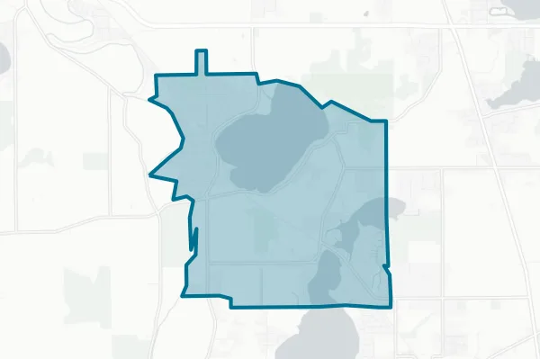 Silver Lake Joint #1 School District — detail map
