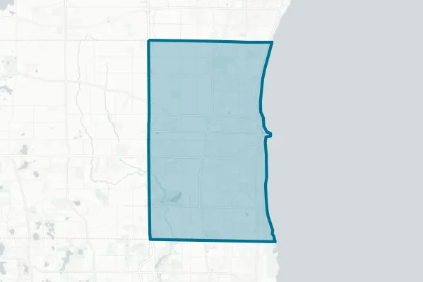 Kenosha Unified School District No. 1 — detail map