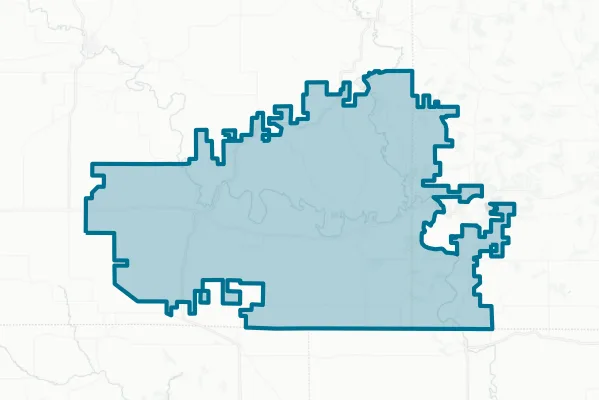 Black Hawk School District — detail map