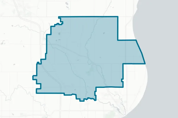 School District of Mishicot — detail map